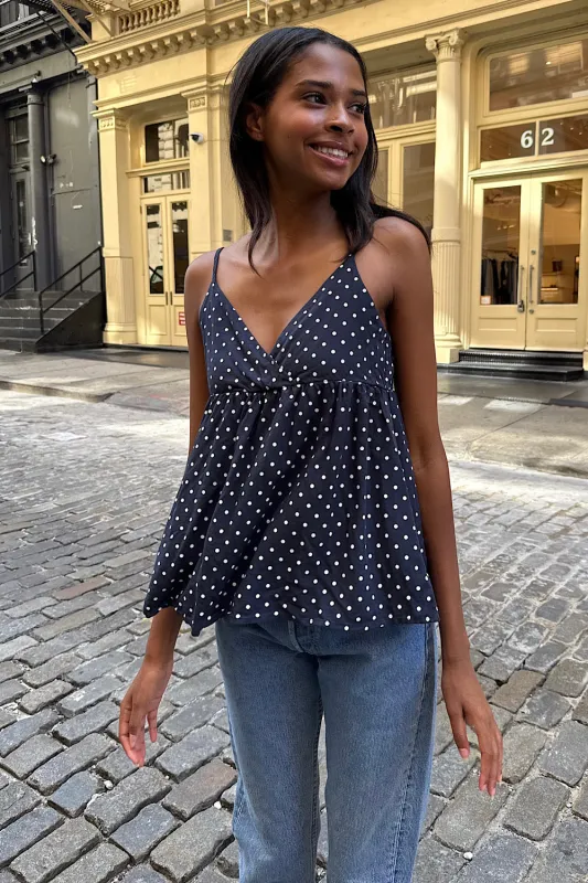 Edith Polka Dot Tank sold by Brandy Melville