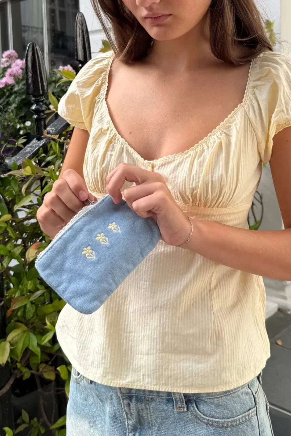 Floral Coin Purse sold by Brandy Melville product image thumbnail 2