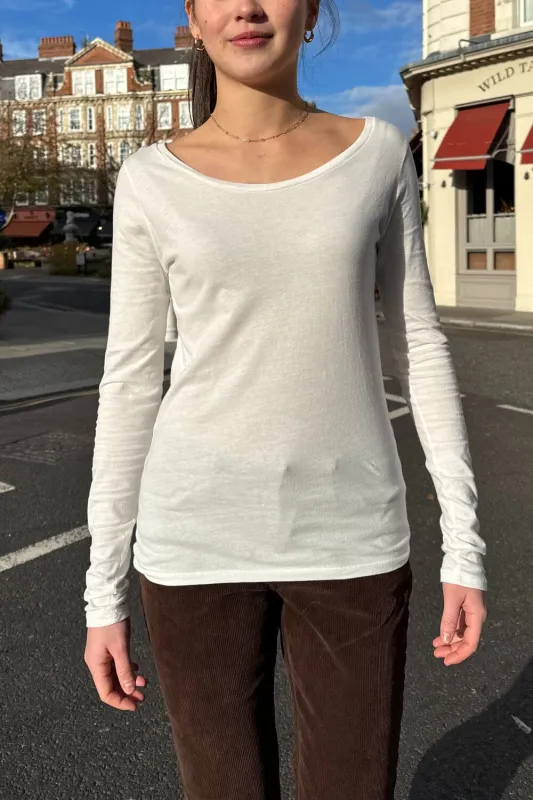 Tori Basic Cotton Top sold by Brandy Melville