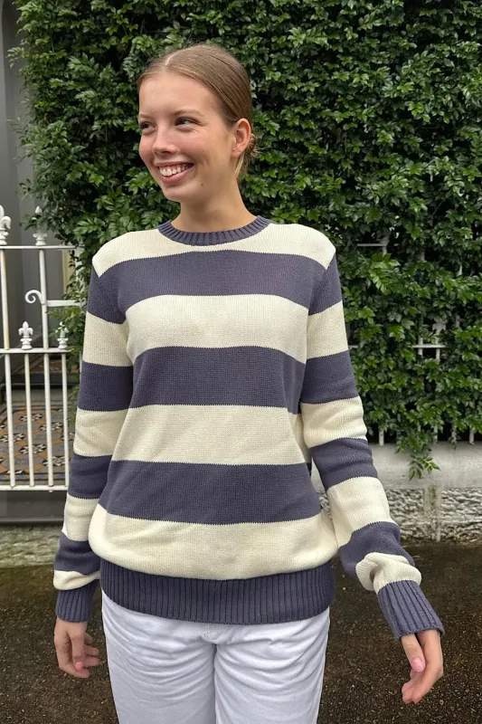 Brianna Cotton Thick Stripe Sweater sold by Brandy Melville