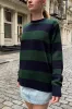Brianna Cotton Thick Stripe Sweater sold by Brandy Melville