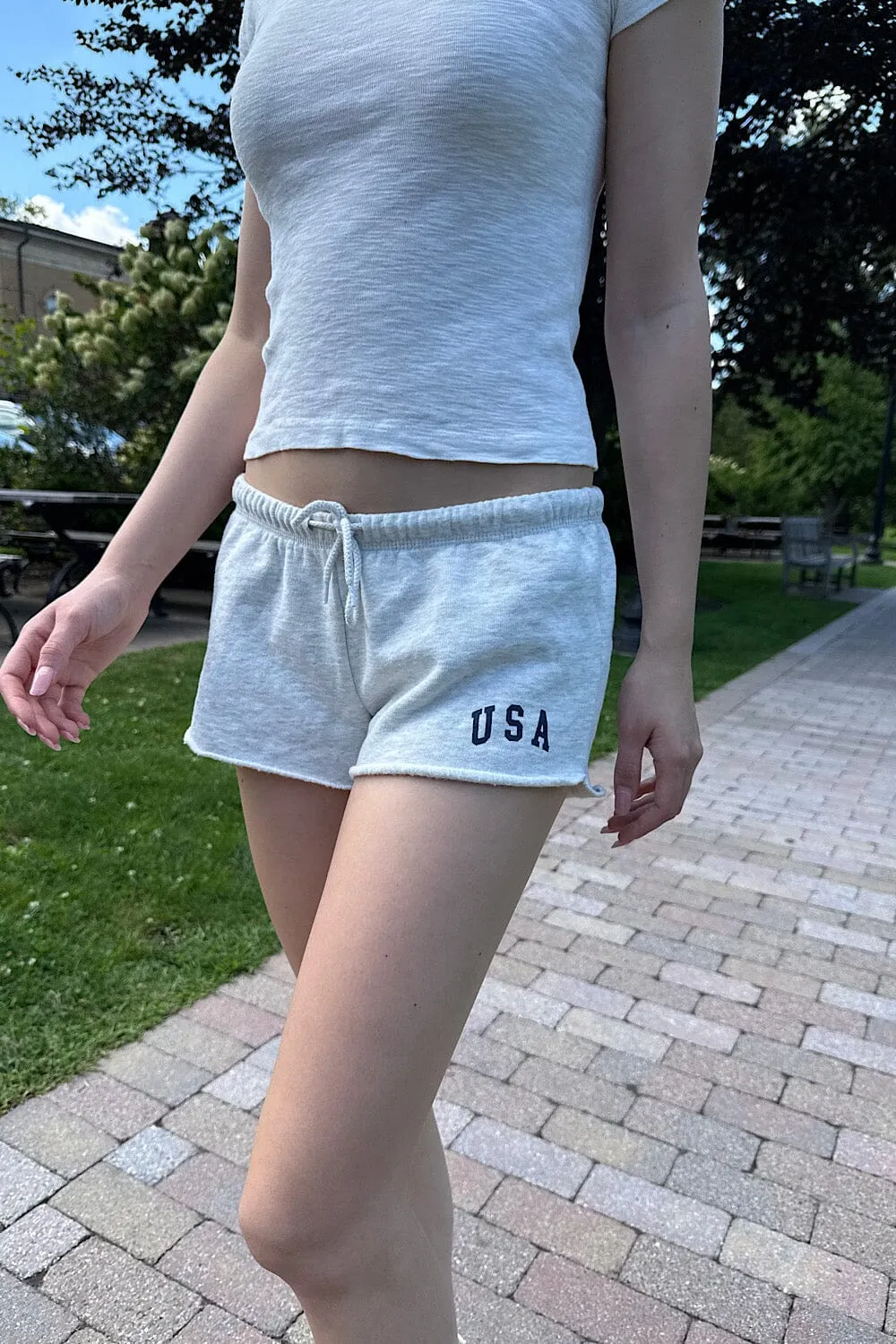 Marcie Sweatshorts sold by Brandy Melville product image thumbnail 2