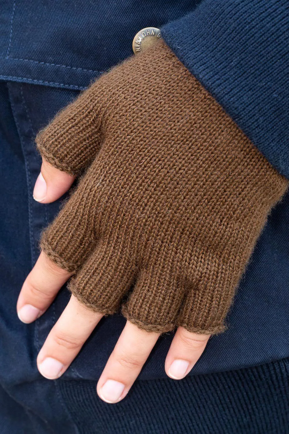 Fingerless Wool Gloves sold by Brandy Melville product image thumbnail 2