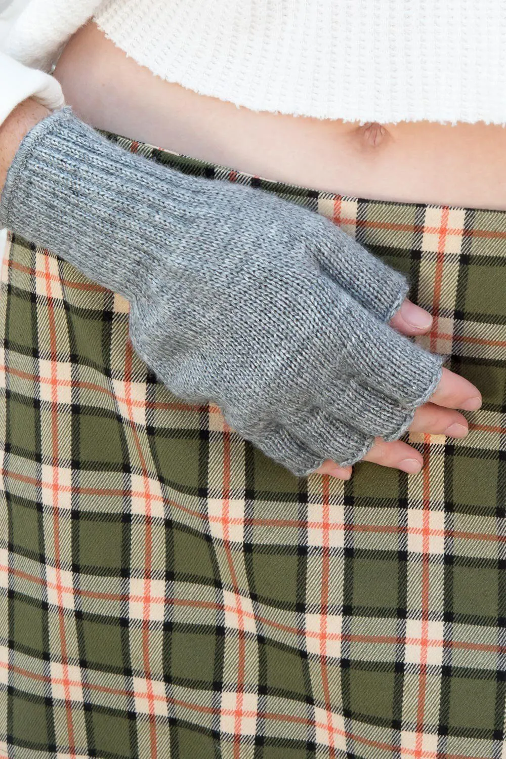 Fingerless Wool Gloves sold by Brandy Melville product image thumbnail 4