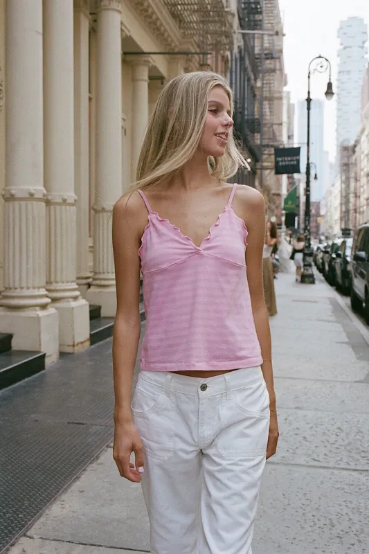 Tiffany Striped Tank sold by Brandy Melville