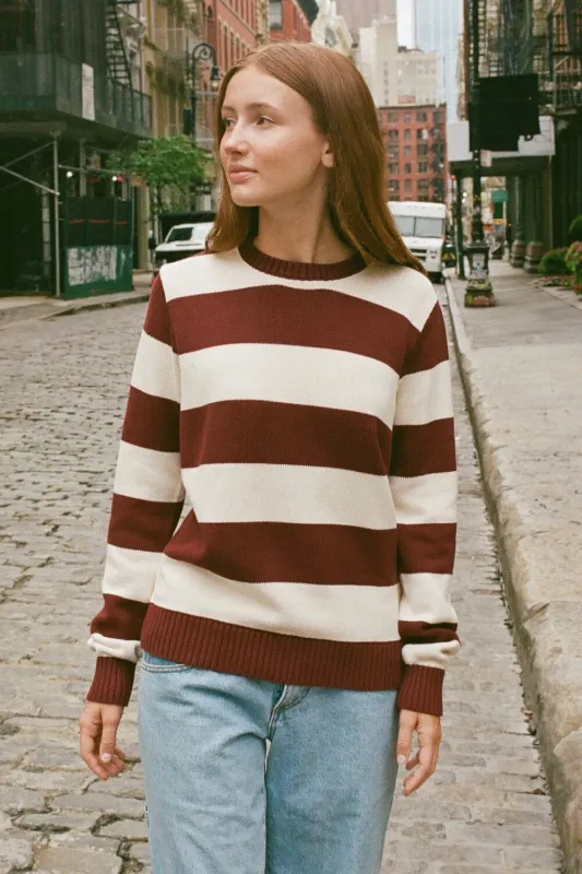 Brianna Cotton Thick Stripe Sweater sold by Brandy Melville