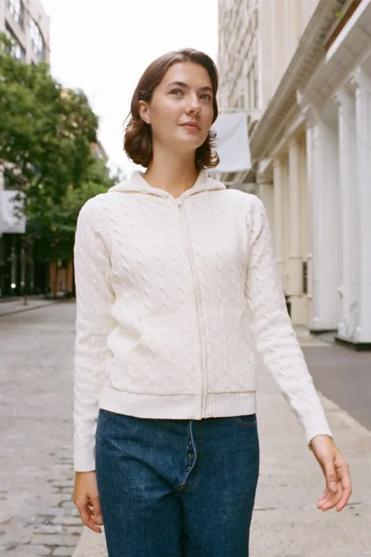 Ayla Cable Knit Sweater sold by Brandy Melville