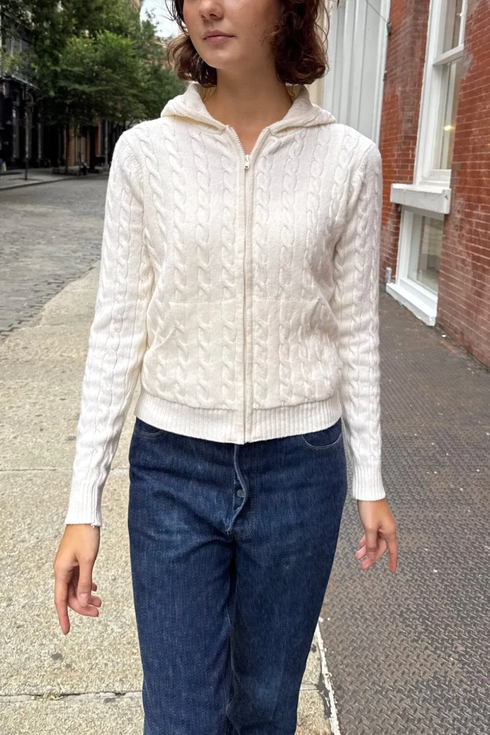 Ayla Cable Knit Sweater sold by Brandy Melville product image thumbnail 3