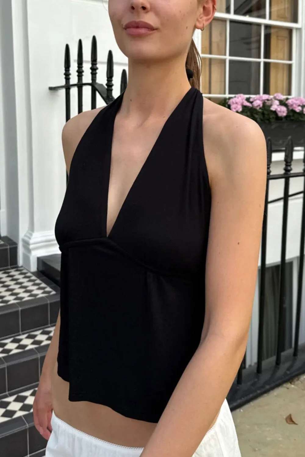 Livy Halter Neck Top sold by Brandy Melville product image thumbnail 3