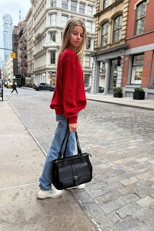 Leather Buckle Bag sold by Brandy Melville