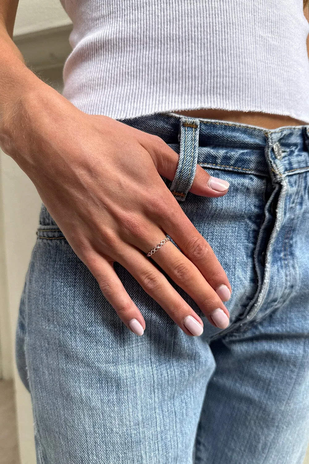 Twist Chain Ring sold by Brandy Melville