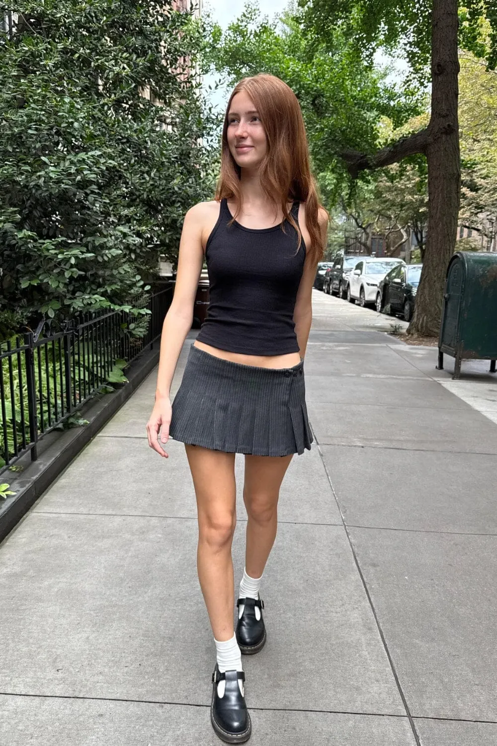 Dana Stripes Skirt sold by Brandy Melville