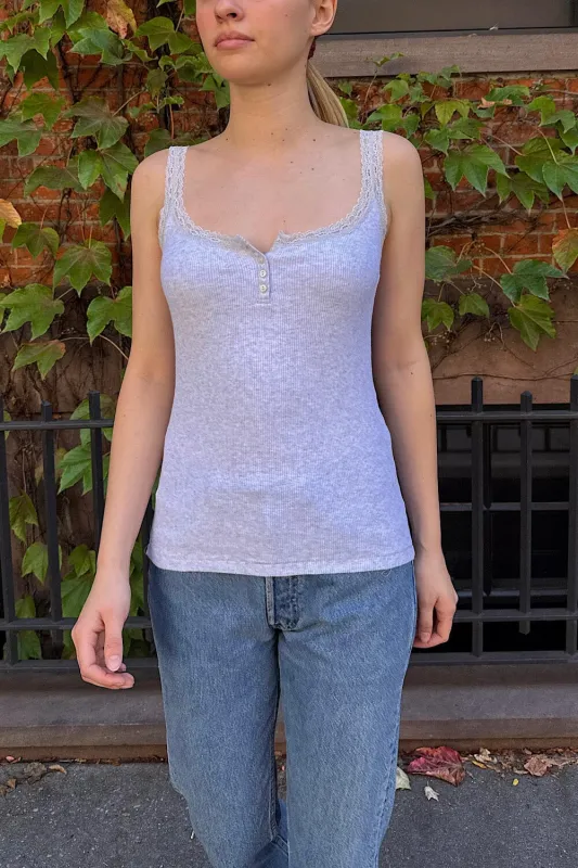 Amaya Lace Tank sold by Brandy Melville