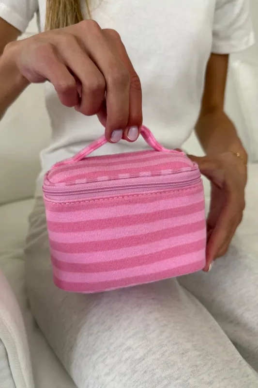 Stripes Makeup Bag sold by Brandy Melville
