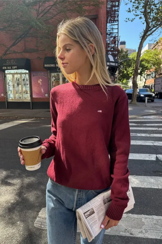 Brianna Cotton Sweater sold by Brandy Melville