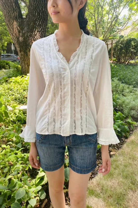 Rafaela Lace Top sold by Brandy Melville