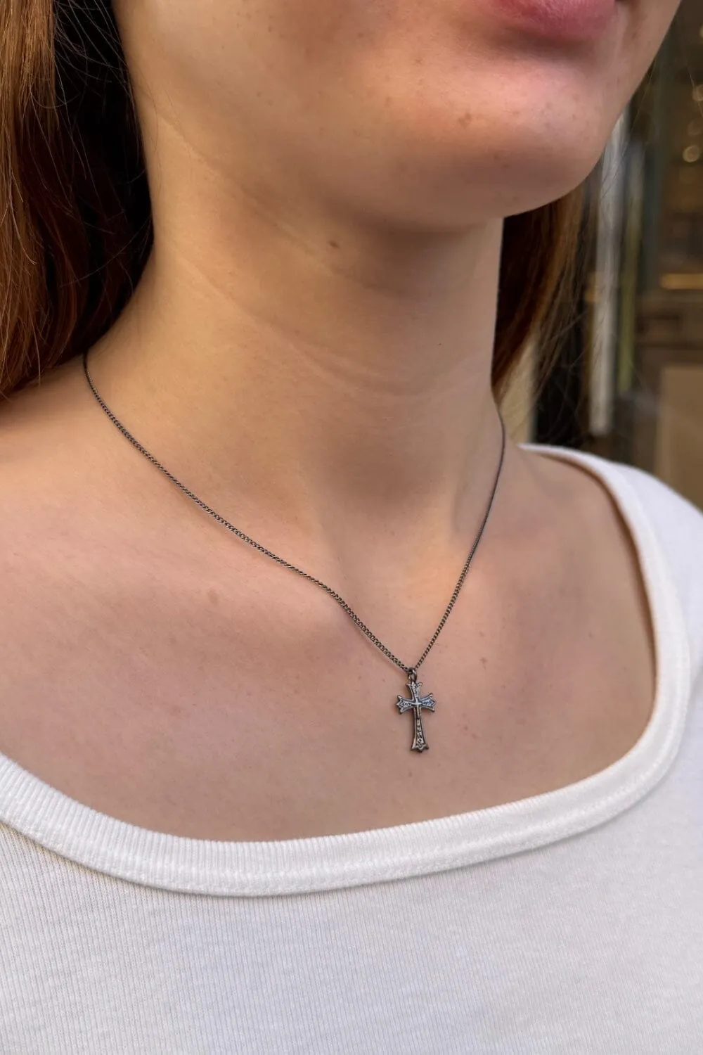 Cross Necklace sold by Brandy Melville product image thumbnail 2