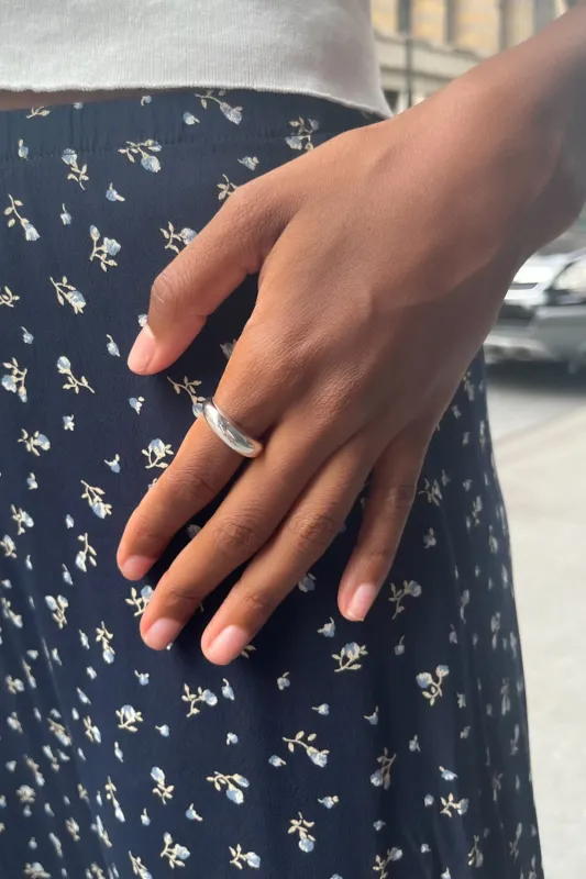 Sterling Silver Rounded Ring sold by Brandy Melville