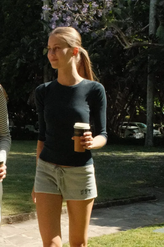 Emery USA Sweatshorts sold by Brandy Melville