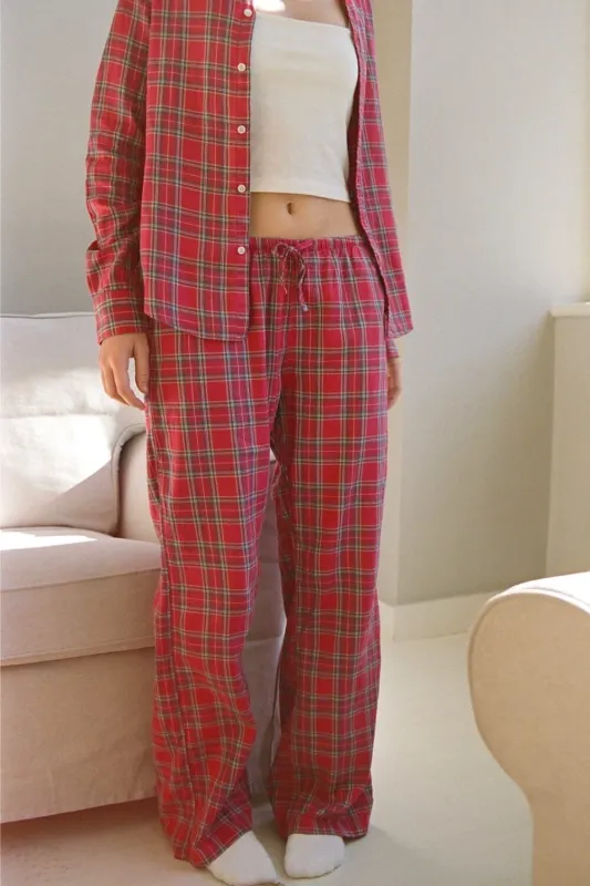 Noelia Plaid Pants sold by Brandy Melville