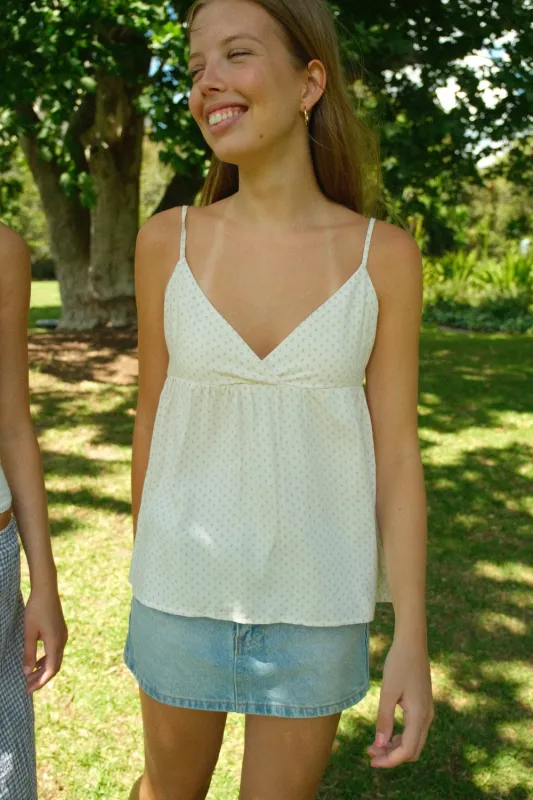 Edith Florals Tank sold by Brandy Melville