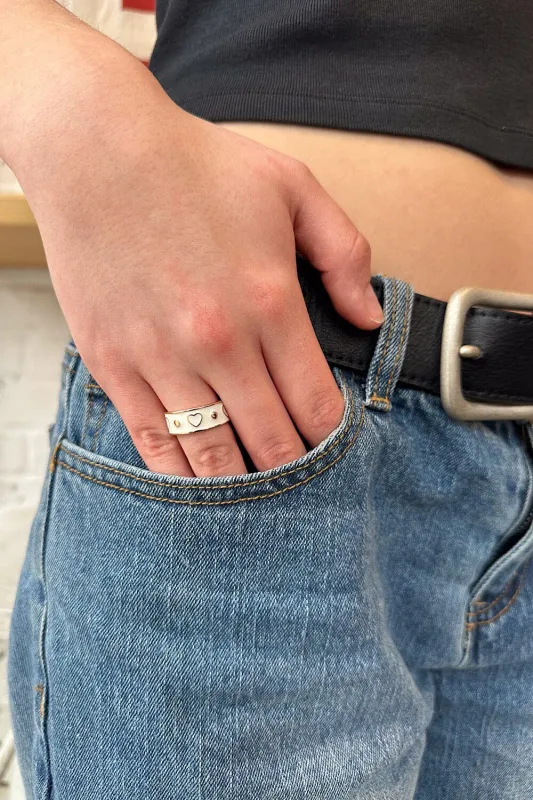 White Hearts Ring sold by Brandy Melville