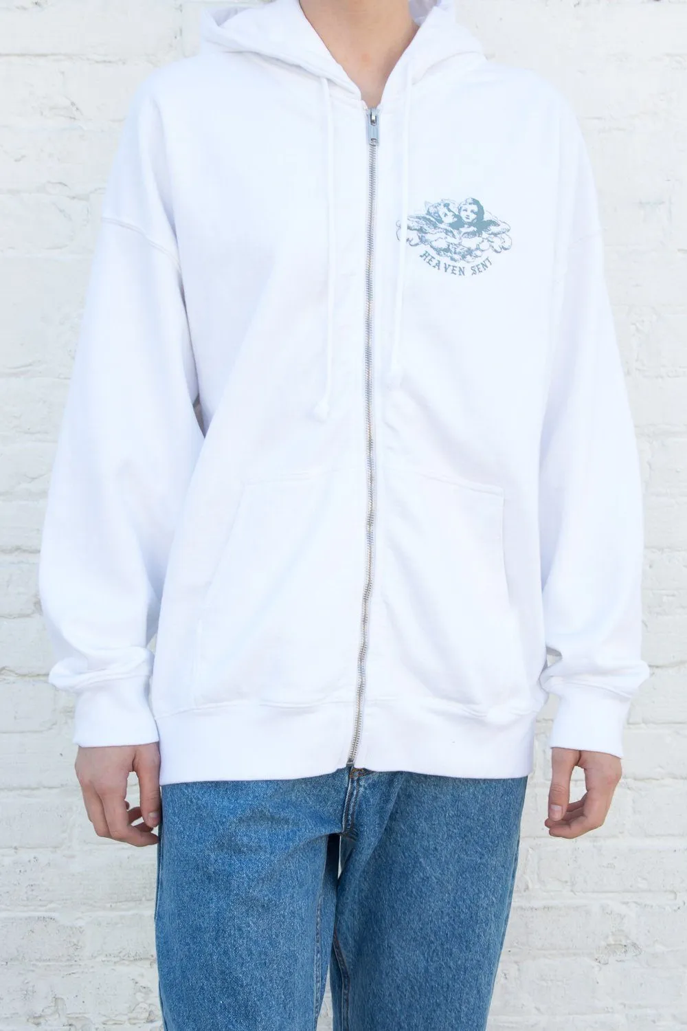 Christy Heaven Sent Hoodie sold by Brandy Melville product image thumbnail 2