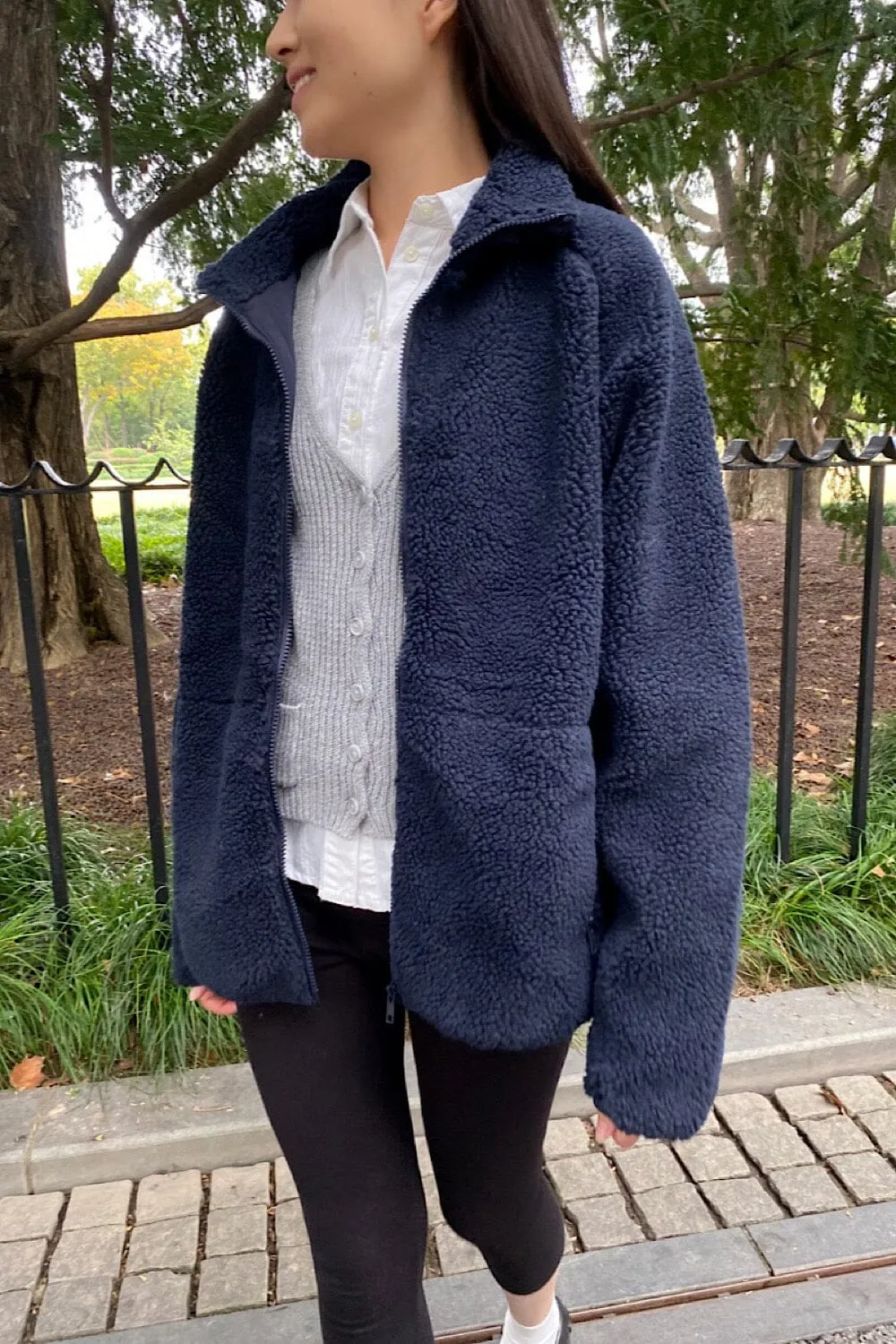 Willow Shearling Jacket sold by Brandy Melville product image thumbnail 2