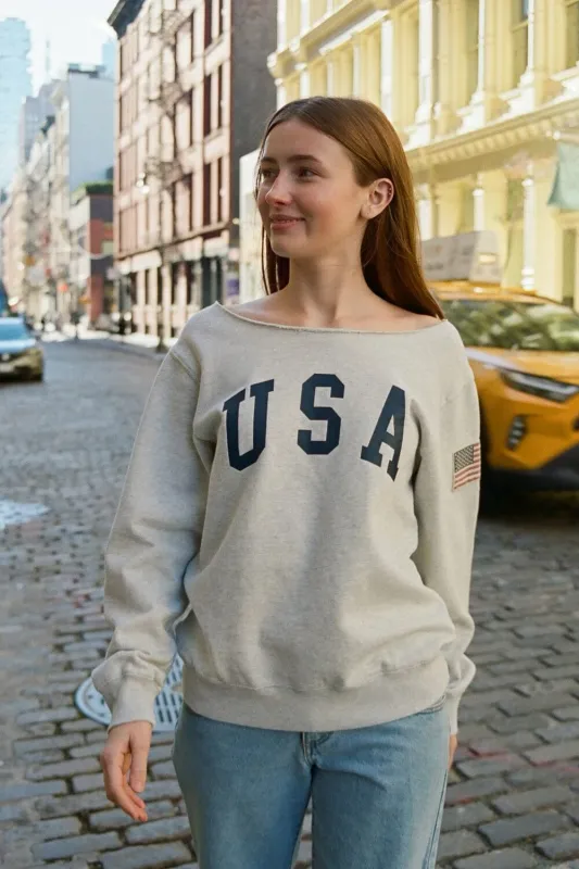 Stelle USA Sweater sold by Brandy Melville