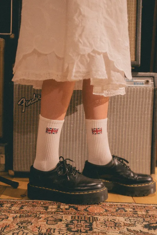 Union Jack Crew Socks sold by Brandy Melville