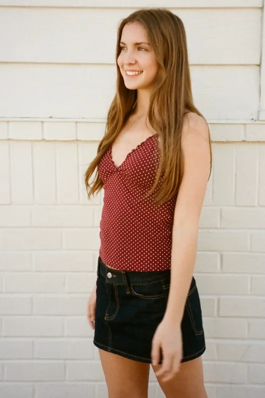 Tiffany Polka Dot Tank sold by Brandy Melville