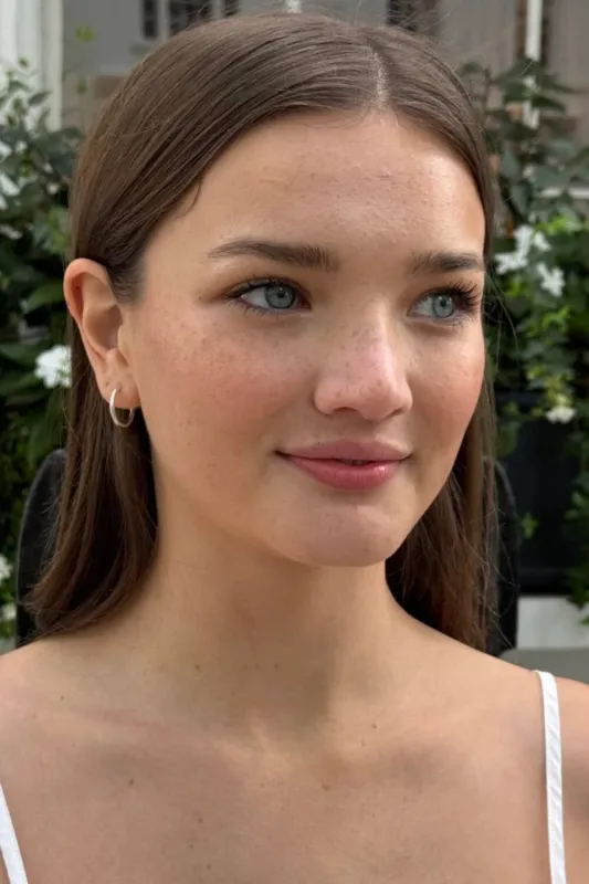 Sterling Silver Hoop Earrings sold by Brandy Melville