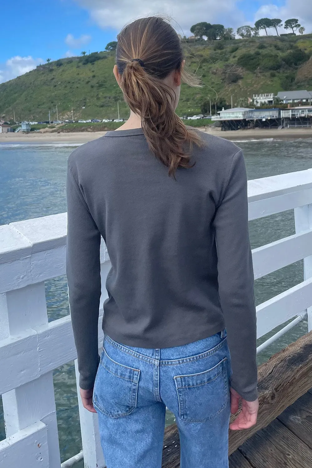 Tori Long Sleeve Top sold by Brandy Melville product image thumbnail 4