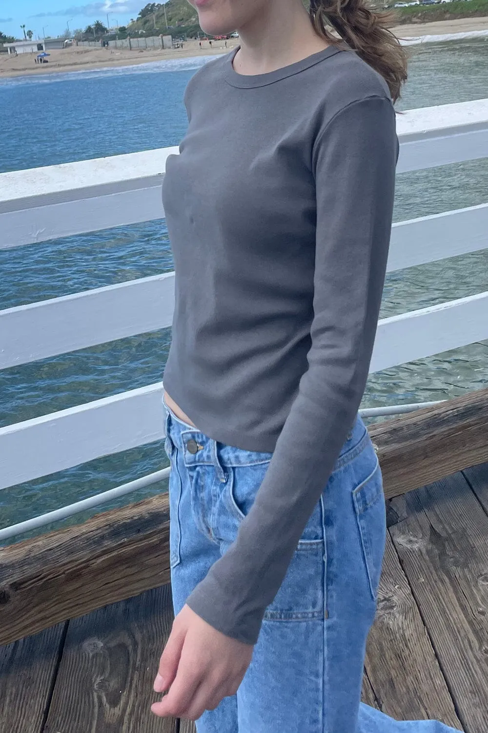 Tori Long Sleeve Top sold by Brandy Melville product image thumbnail 3