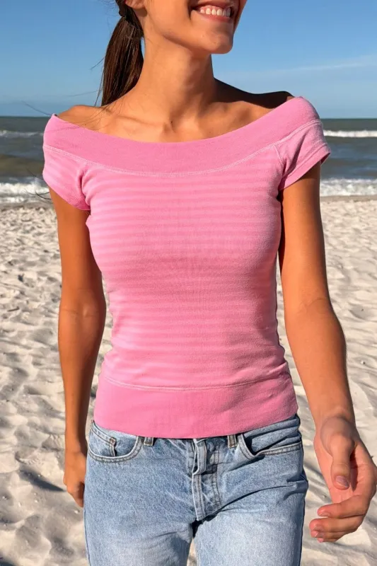 Ginny Stripes Top sold by Brandy Melville