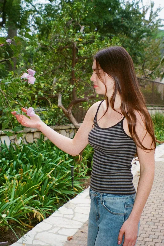 Skylar Striped Tank sold by Brandy Melville