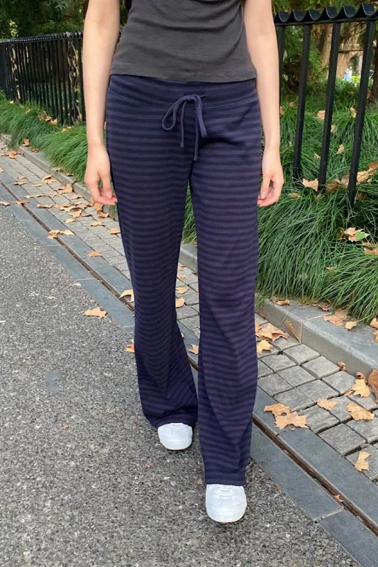 Hilary Stripes Pants made by Brandy Melville