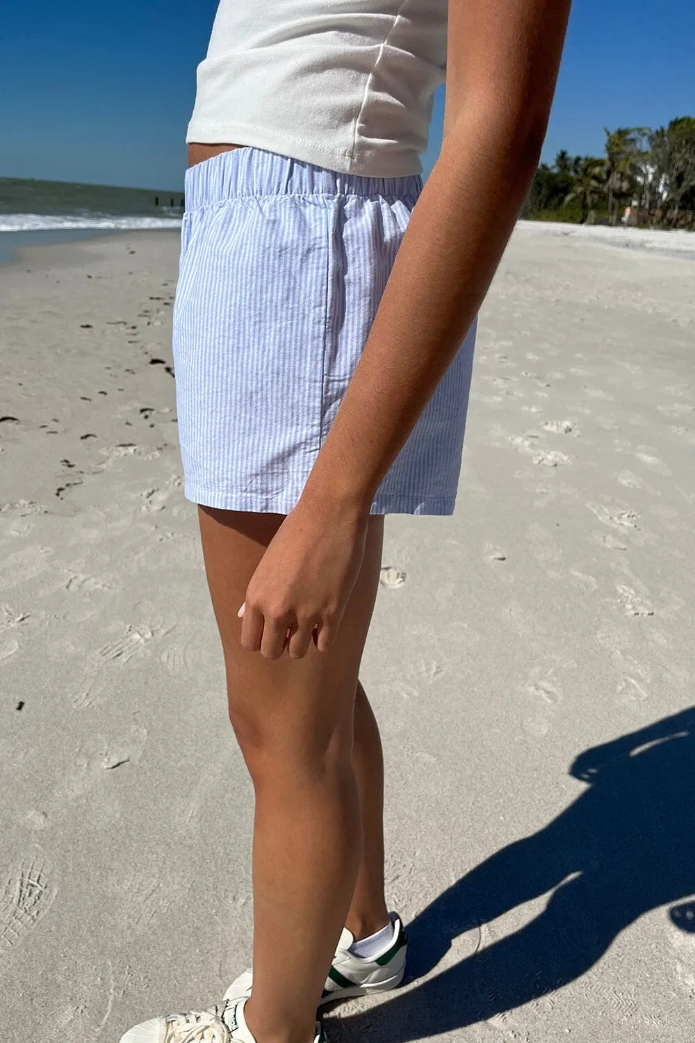 Keira Striped Boxer Shorts sold by Brandy Melville product image thumbnail 4