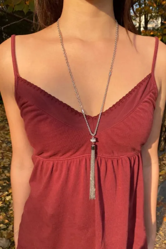 Tassel Necklace sold by Brandy Melville