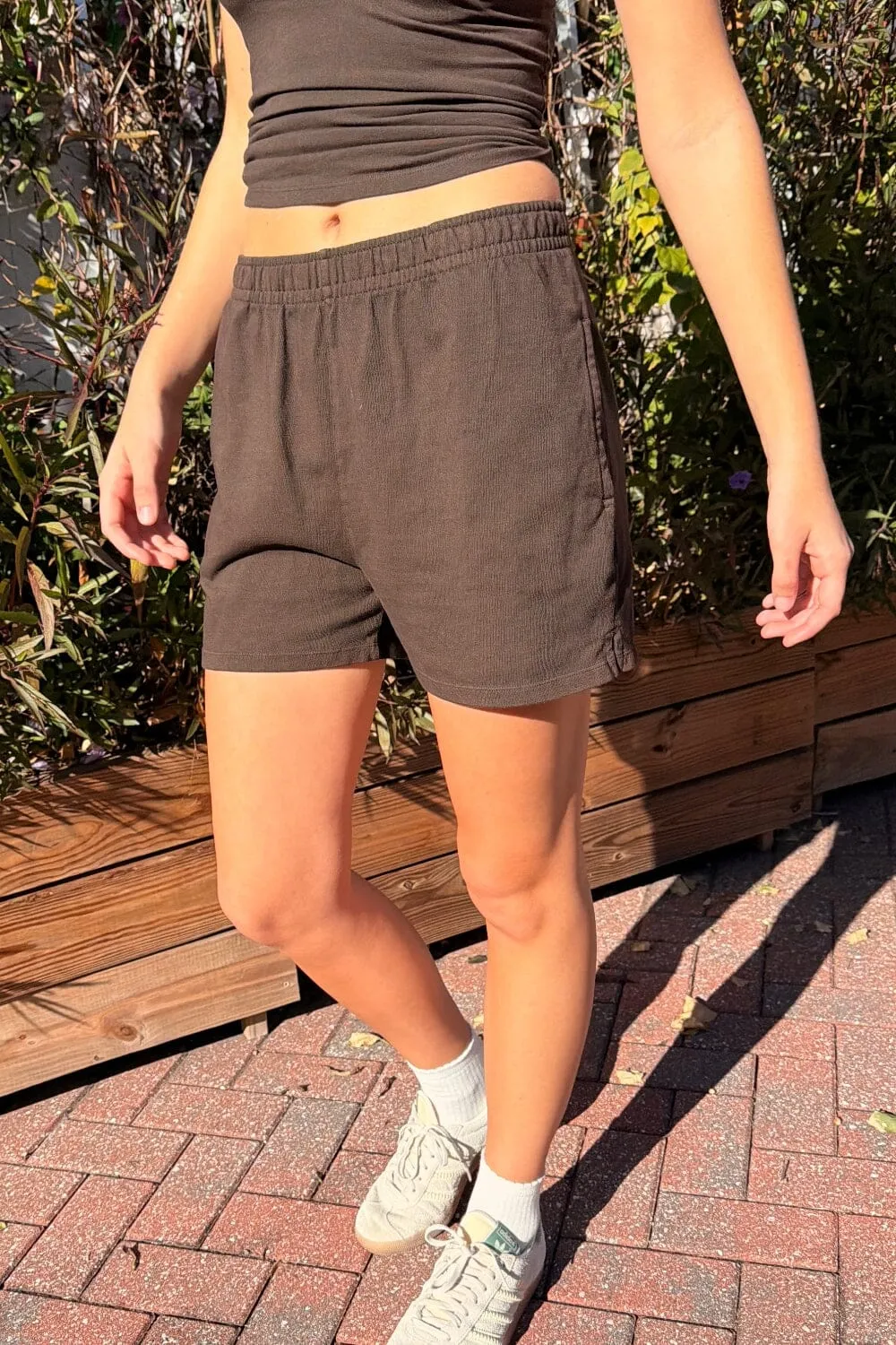 Rosa Sweatshorts sold by Brandy Melville