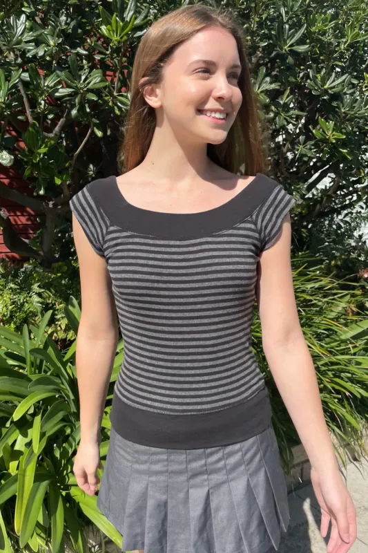 Ginny Stripes Top sold by Brandy Melville