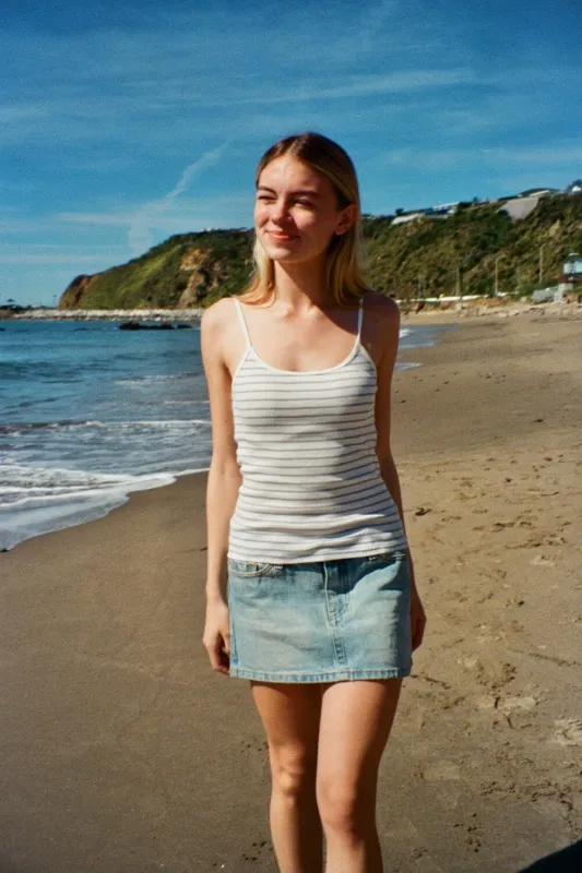 Skylar Striped Tank sold by Brandy Melville