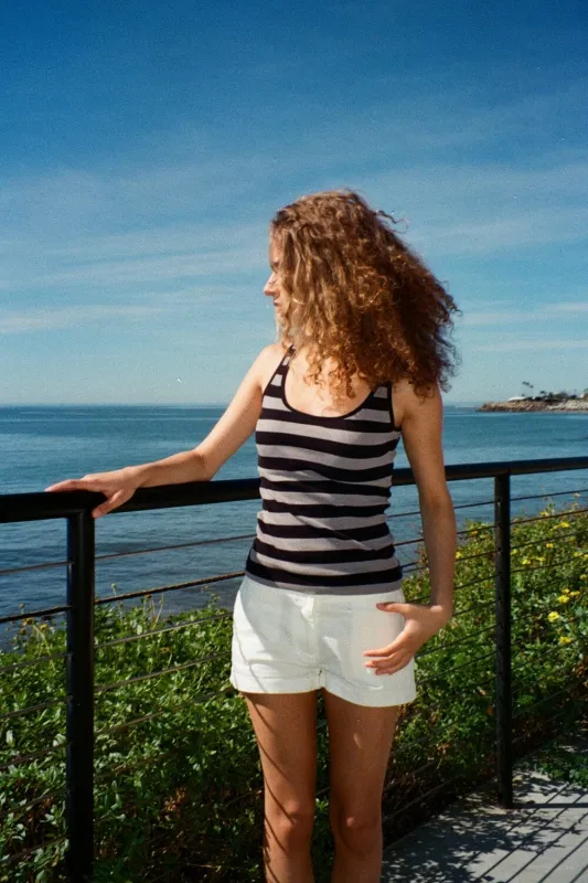 Sheena Striped Tank made by Brandy Melville