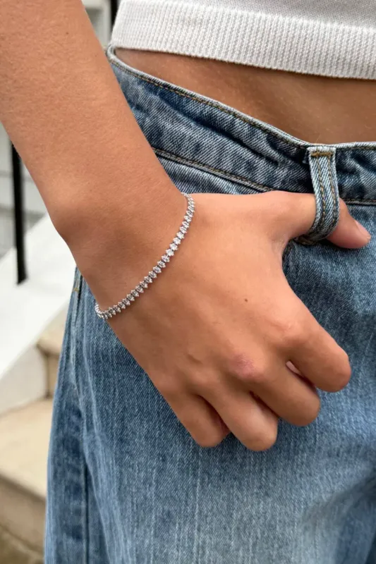 Rhinestone Bracelet made by Brandy Melville