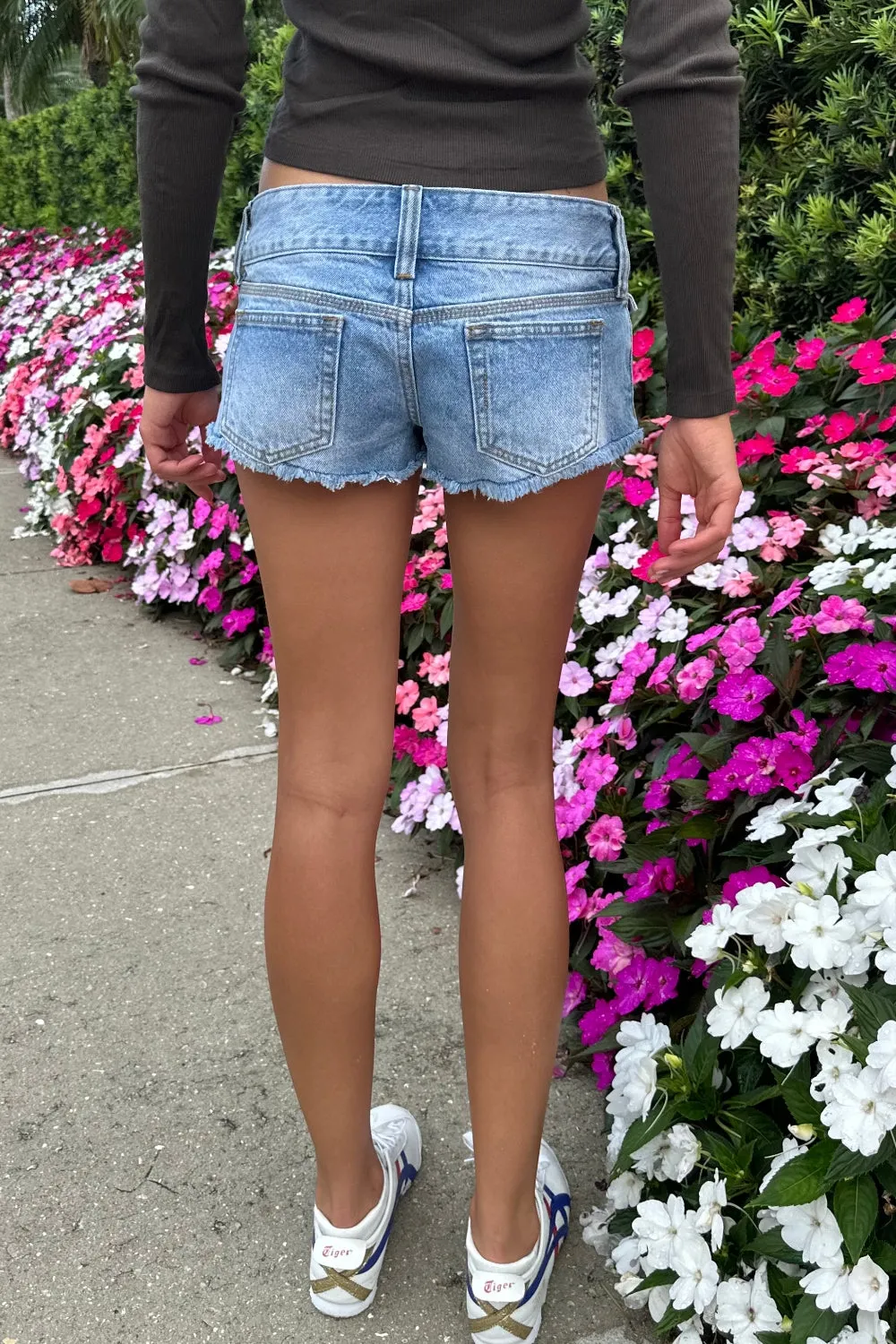 Elsie Denim Shorts sold by Brandy Melville product image thumbnail 2