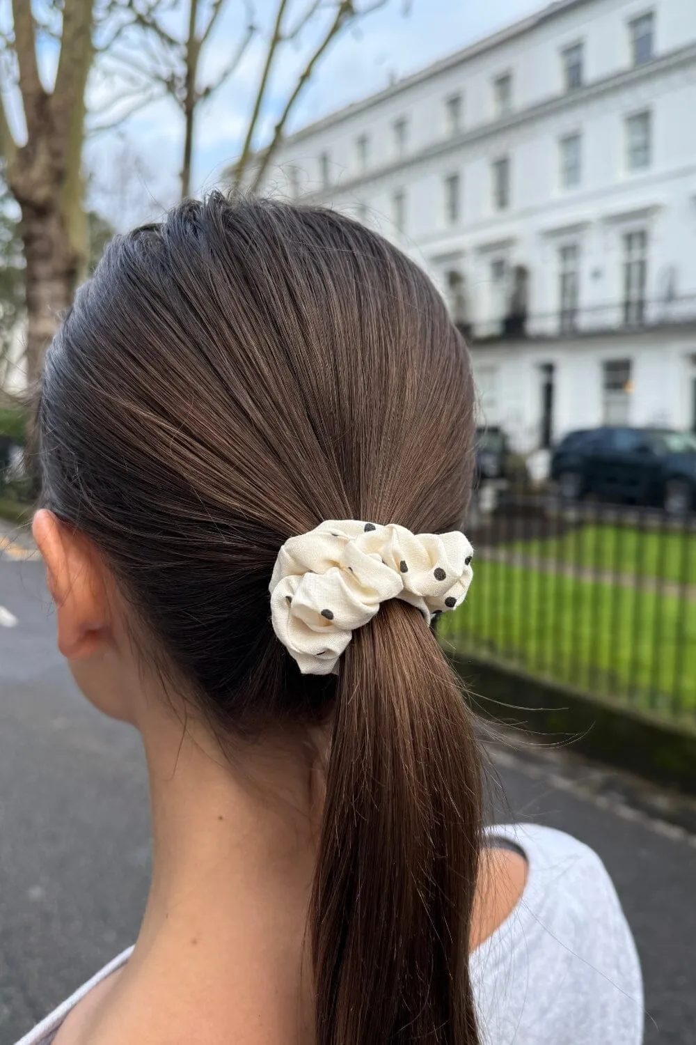 Polka Dots Scrunchie sold by Brandy Melville