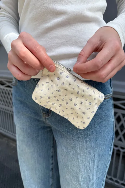 Floral Coin Purse made by Brandy Melville