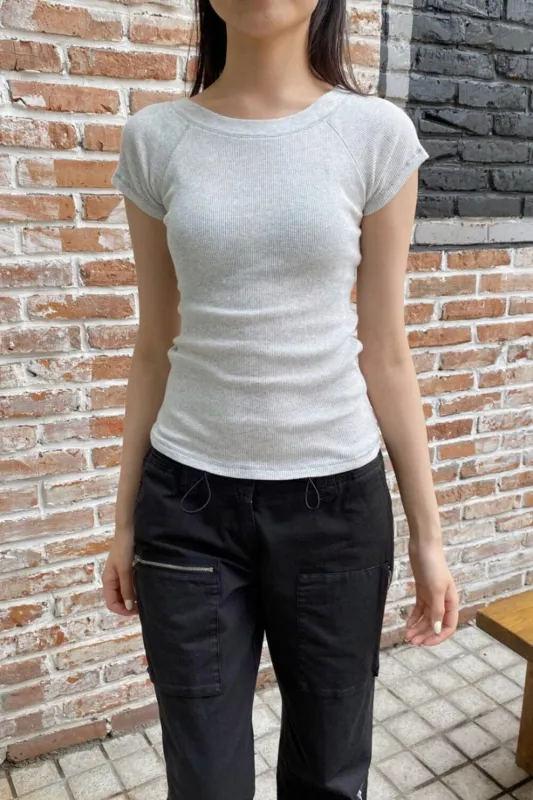 Ginny Ribbed Top made by Brandy Melville
