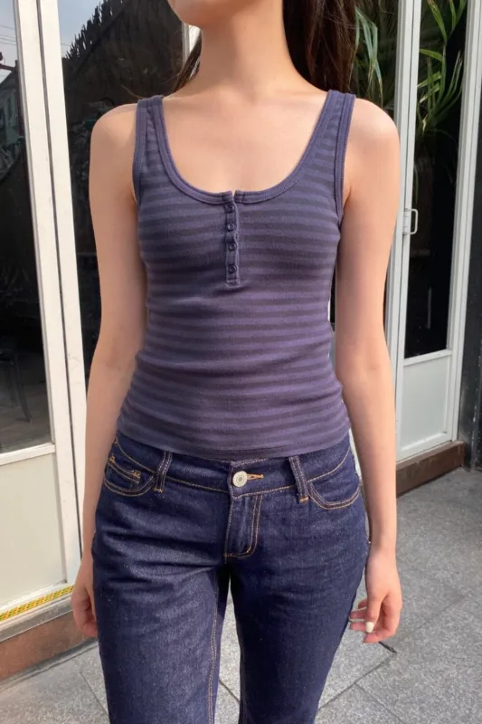 Dalis Striped Tank made by Brandy Melville