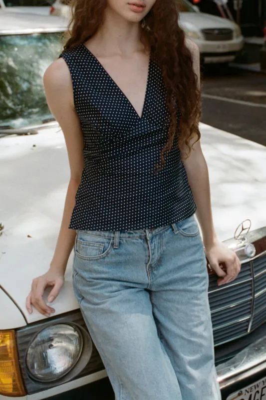 Rafaela Polka Dots Top made by Brandy Melville